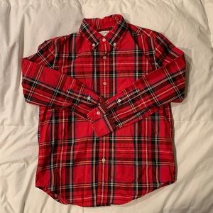 Crewcuts Plaid Button Down Size 10